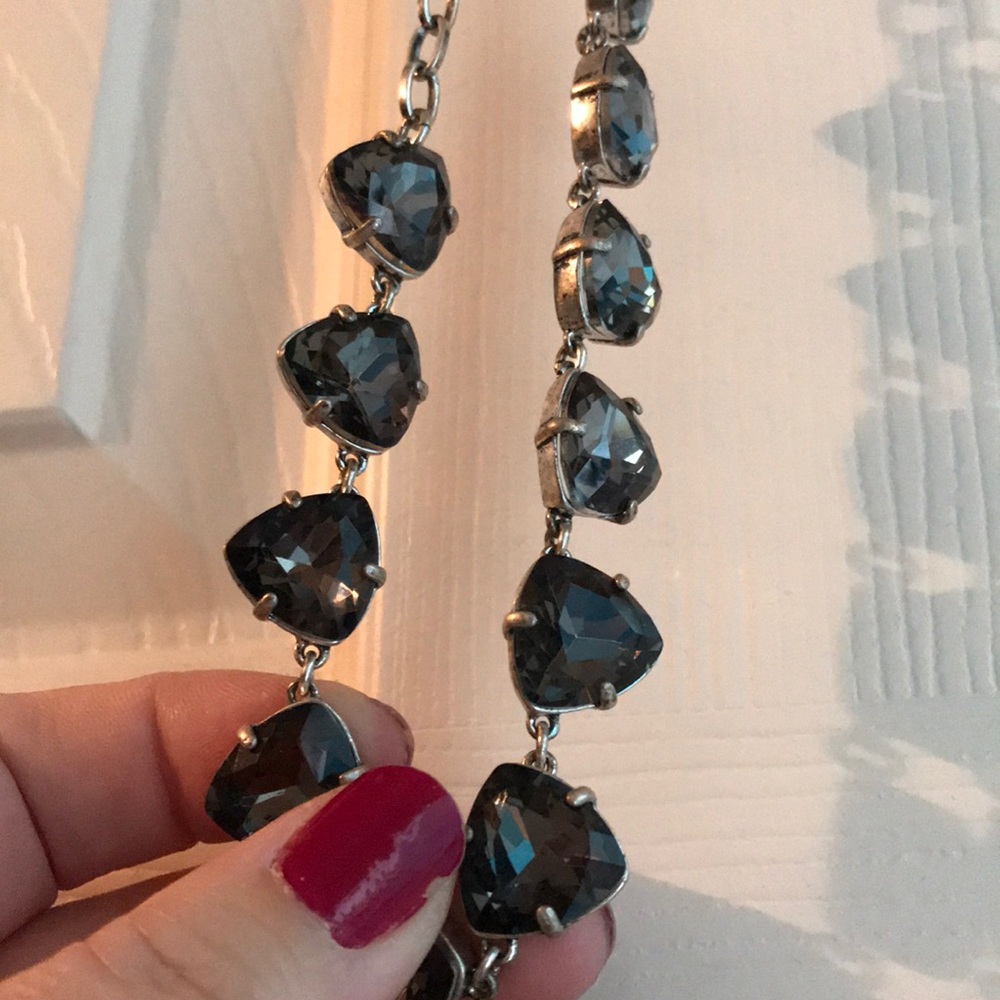 Stella & Dot silver necklace